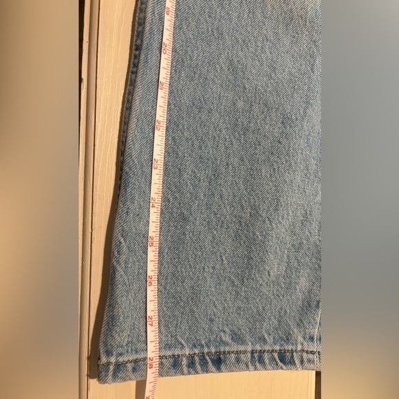Everlane 90s Cheeky High Rise Straight Leg Jeans in Light Blue Wash, Size 29 - Picture 10 of 11